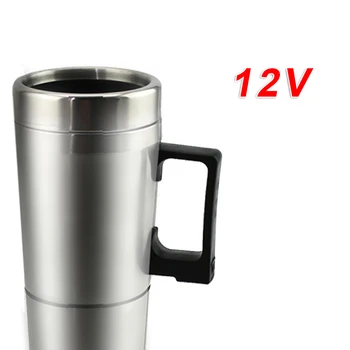 

1 Set 12V 500ML Portable Heating Cup Electric Thermal Insulated Mug For Coffee