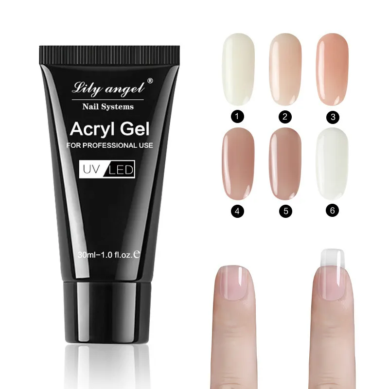 

30ml Polygel Nail Extension Crystal Glue Quick Building Nail Lengthen Acrylic Quick UV LED Builder Gel Tips