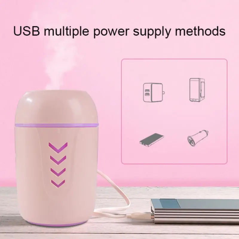 Usb Мини Арома диффузор 200 мл воздуха автомобиля может увлажнитель с эфирными маслами 3-в-1 Портативный туман увлажнитель воздуха с Usb вентилятор и светодиодный светильник декора-1 шт