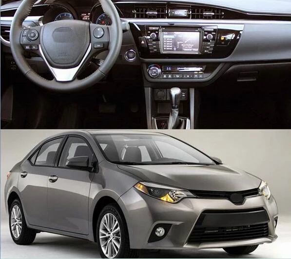 Автомобиль Fascias Аудио Панель рамка Dash комплект для Corolla левый руль