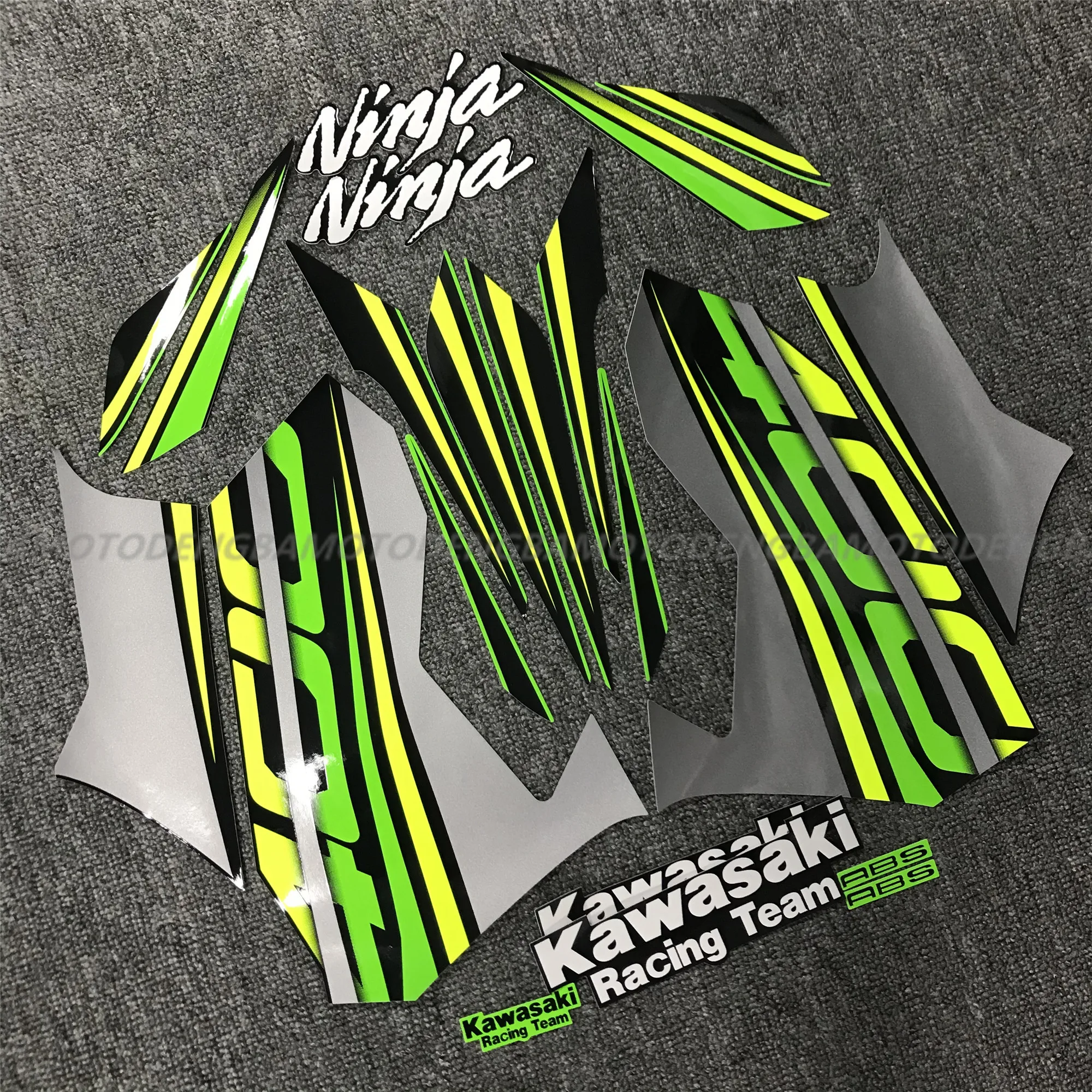 

Motorcycle Whole Fairing Sticker Decals Kit for Kawasaki NINJA400 ninja 400 2018