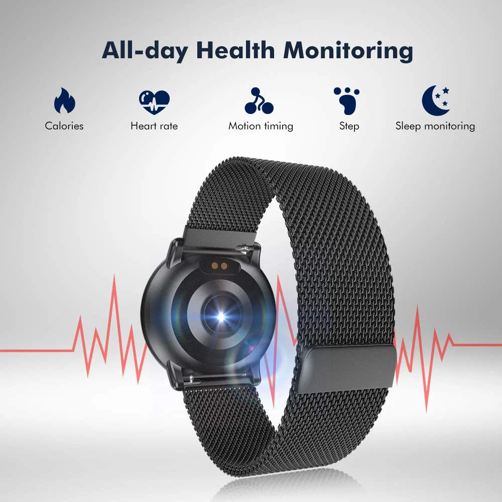 Allcall AC01 IP68 Водонепроницаемый фитнес-трекер монитор сердечного ритма Bluetooth 4,0 Смарт-часы фитнес-трекер для мужчин и женщин