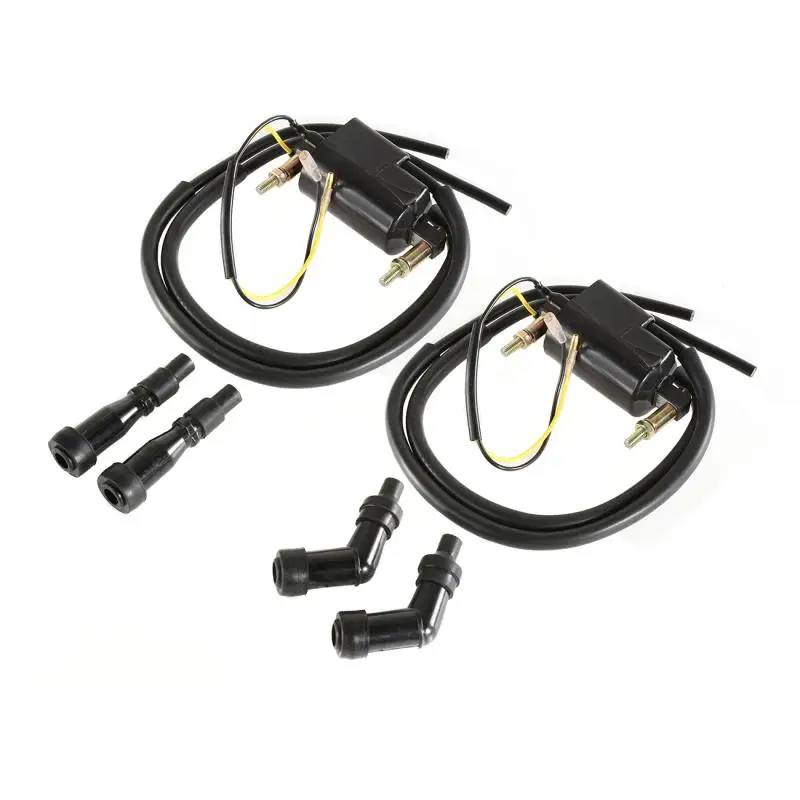 Ignition Coil Set For Suzuki GS550 GS750 GS850 GS1000 2 Dual Output + 4