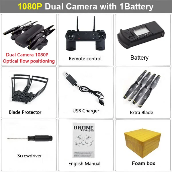 1080P Black 1B FB LAUMOX M70 Радиоуправляемый Дрон оптический с 4K HD камерой 1080P FPV Follow Me Квадрокоптер вертолет дроны Радиоуправление селфи Дрон VS E58 - Цвет: 1080P Black 1B FB