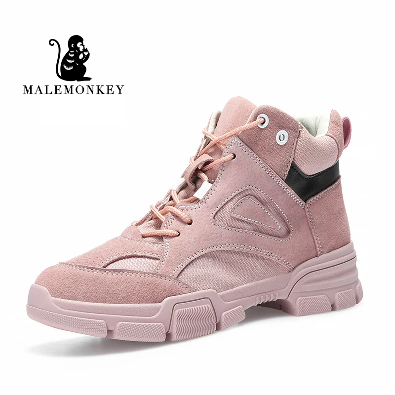 

MALEMONKEY Luxury Brand Designers 2019 New Fashion Women Shoes Black Creepers Vintage Comfortable Korean Lady Flat