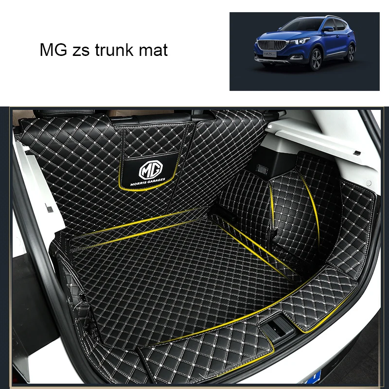 Lsrtw2017 кожаный коврик для багажника автомобиля Коврики MG ZS 2018 2019 2020 в багажник