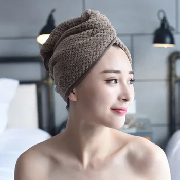 

Shower Cap Hair Bonnet Sauna Accessories Bath Hair Wrap Turban Towel Recznik Turban Bonnet De Douche Pour Cheveux Cap for Women