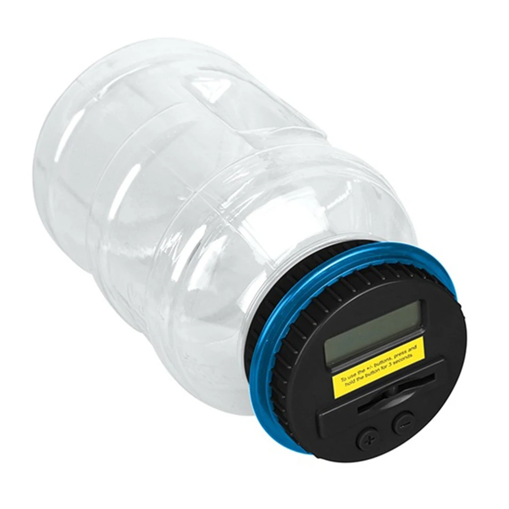 2.5L копилка для USD/EUR/GBP цифровая банка для экономии денег прозрачная коробка для хранения 800-1000 монет Электронная Копилка счетчик монет