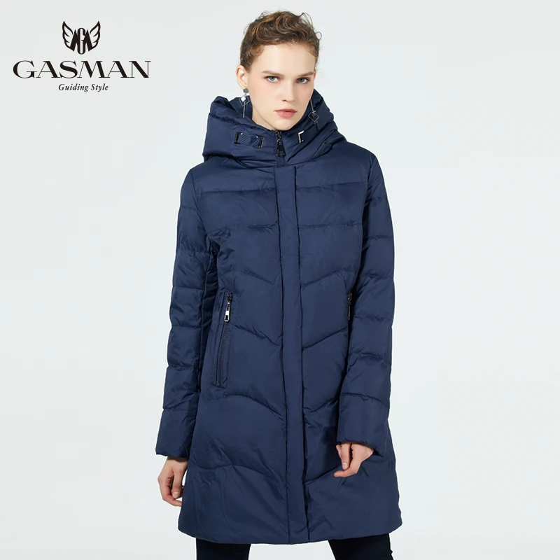 GASMAN Women Winter Jacket Long Thick Coat For Women Hooded Down Parka Winter Warm Female Clothes Winter Plus Size 7XL 6XL
