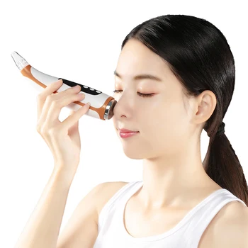 

Electric Blackhead Remover Vacuum Suction Hot Compress Build-in Battery Black Head Removal Extractor Skin Pore Facial Cleaner