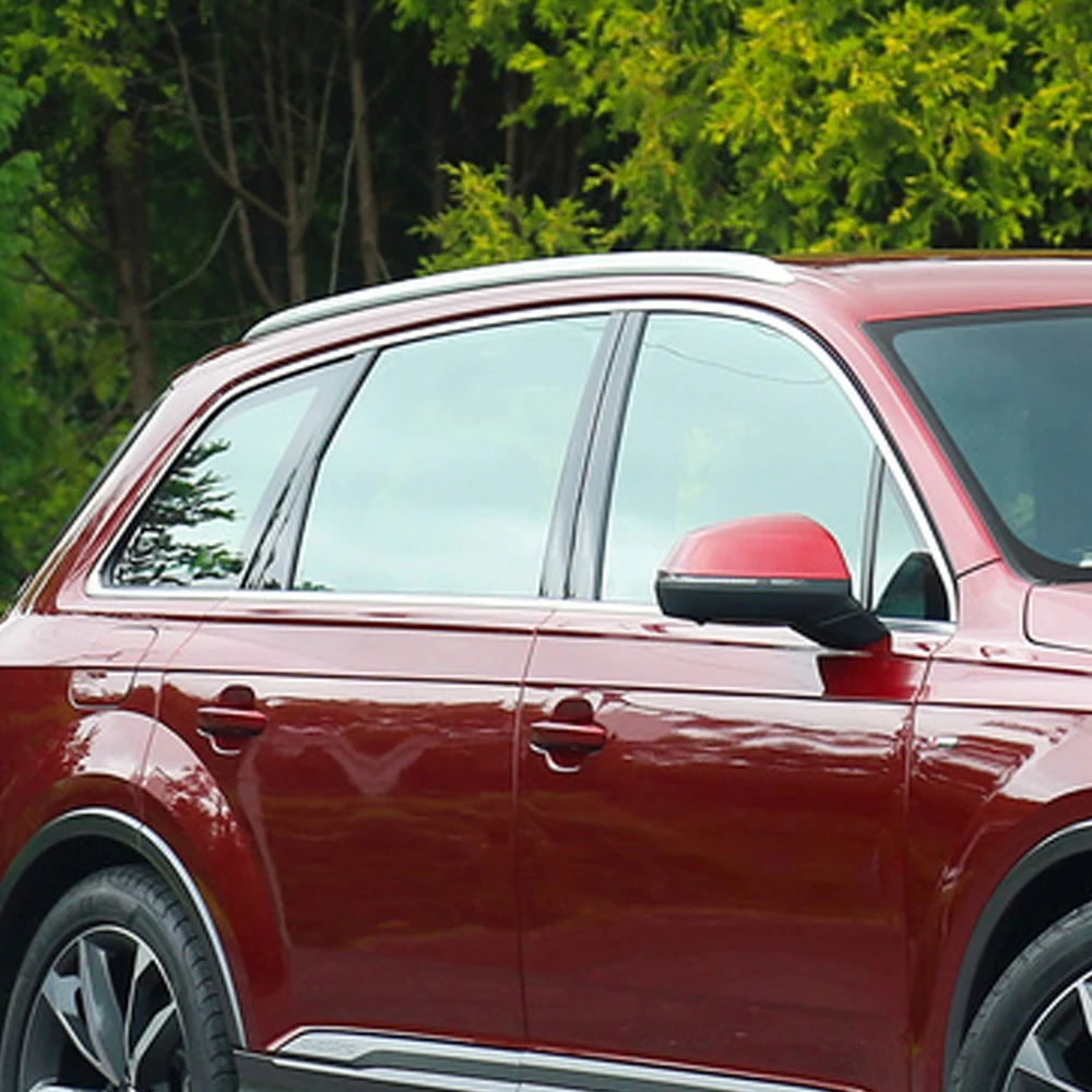 Для Audi Q7 4M 4MB окна автомобиля Защита от солнца дождь козырьки щиток Shelter Защитная крышка отделка рамка наклейка
