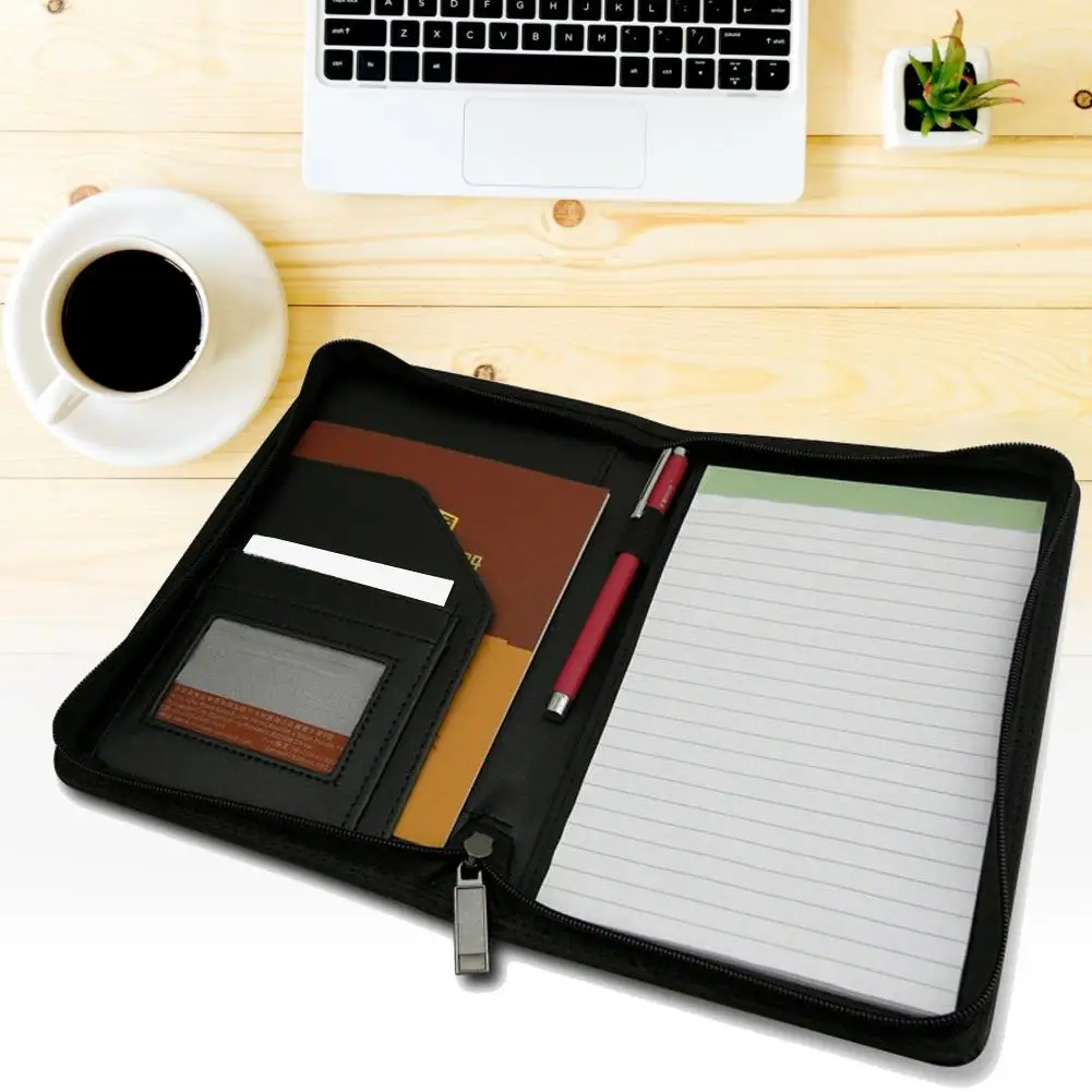 Бизнес-чехол A5 Manager Padfolio многофункциональный высококачественный ПУ синтетическая кожа портфель блокноты