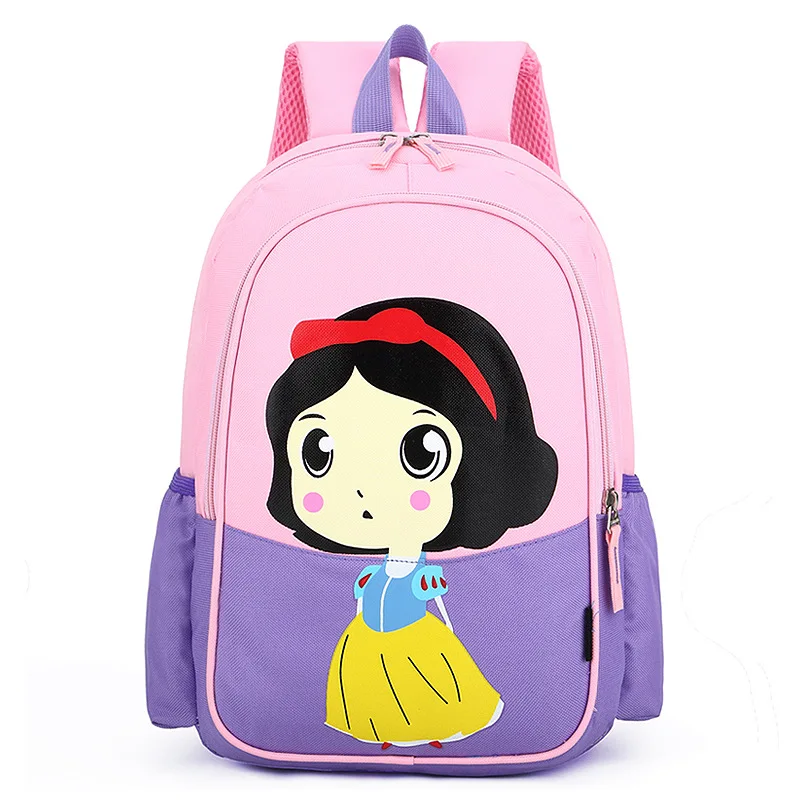 Disney Brand Students Cartoon Snow White Schoolbags For Girls Cute Beautiful Large Capacity Backpack Bags Women Travel Packages