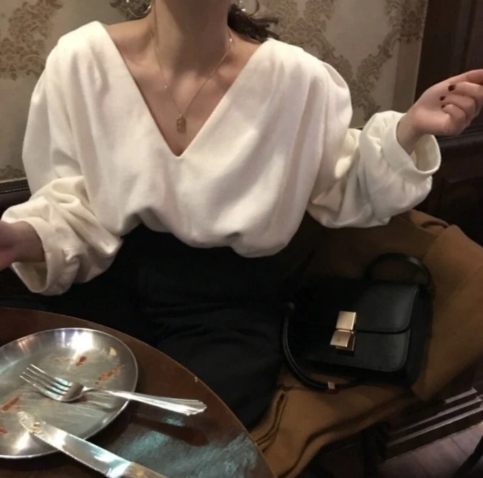 Новинка, v-образный вырез, футболка с длинным рукавом, женская одежда, poleras mujer de moda,, повседневные футболки, женская футболка, топ, футболка, femme