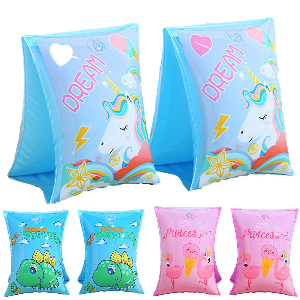 Armbands Unicorn Pool-Float Party-Toys Swimming-Ring Life-Jacket Flamingo Rooxin Inflatable Baby