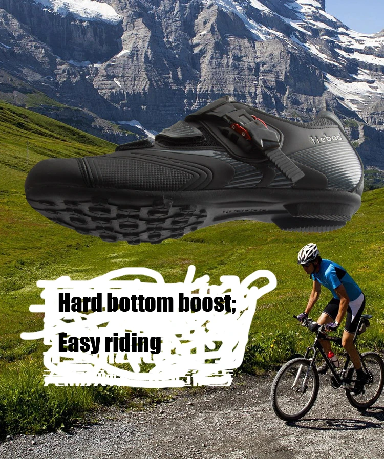 Tiebao Cycling Shoes New Non-lock MTB Road Bicycle Shoes Men Women Ventilation Suitable For Cycling Walking Rubber Outsole Shoes