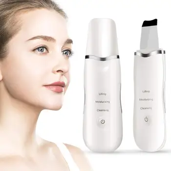 

Ultrasonic Skin Scrubber Deep Facial Cleaning Machine Peeling Shovel Beauty Device Skin Care Tools Acne Blackhead Remover