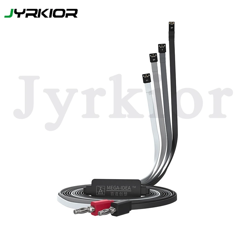 Jyrkior Qianli Мощность кабель для передачи данных для iPhone 6/6s/7/8/X XS MAX загрузки линии DC Питание Тесты кабель для мобильного телефона с Мощность On/Off гибкий кабель