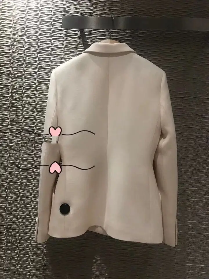 amazing  New big size Jackets style self cultivation 100 sets of jacket for women winter lapel long sleeve v