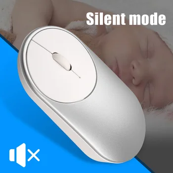 

Wireless Mouse Type C USB Two Receivers Dual-use Optical Ergonomic for Mobile Computer DQ-Drop