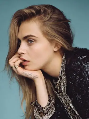 W192 Cara Delevingne модная модель горячий блонд шелковая ткань настенный постер