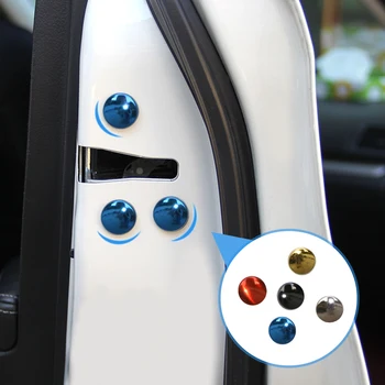 12pcs 자동차 도어 잠금 나사 보호기 커버 액세서리 BMW AUDI VW Toyota honda Lexus Volvo Suzuki skoda Ford Citroen Nissan