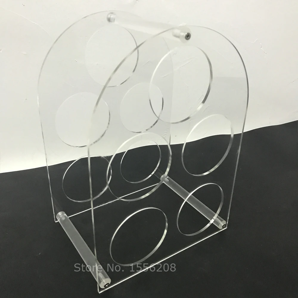 Домашнее использование винный шкаф Lucite акриловый в виде бутылки вина держатель