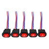 Motorcycle Double Flash Switch Hazard Light Switch Button Flash Warning Scooter Electric Vehicle Modified Emergency Signal Lamp ► Photo 3/6