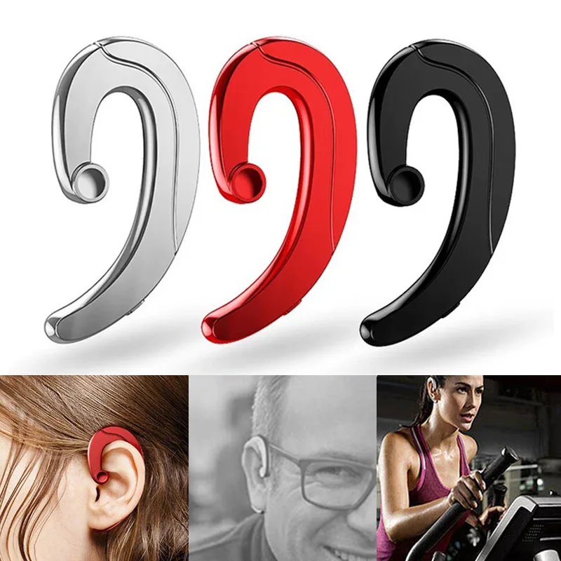 

1Pc Wireless Bone Conduction Bluetooth Earphone Headset Sports Headphone with Mic AS99
