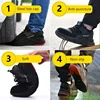Breathable Men's Safety Shoes with Steel Toe Cap Industry Work Boots Men Indestructible Shoes Puncture-Proof Working Sneakers ► Photo 2/6