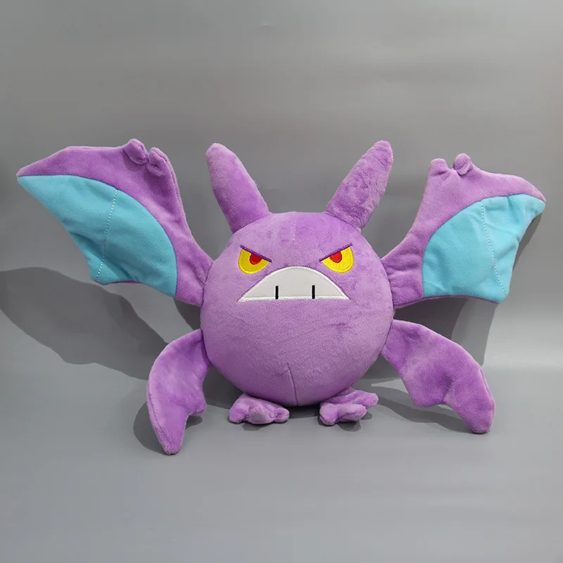 Takara Tomy Plush Doll Holloween Bat Gengar Cosplay Woobat Stuffed Toy Pokemon Children Birthday Christmas Gifts