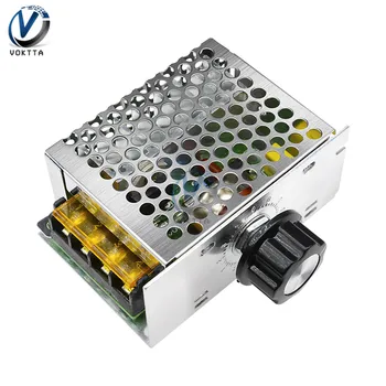 

4000W High Power Speed Governor AC 220V SCR Speed Controller Electronic Voltage Regulator Governor Thermostat with Shell