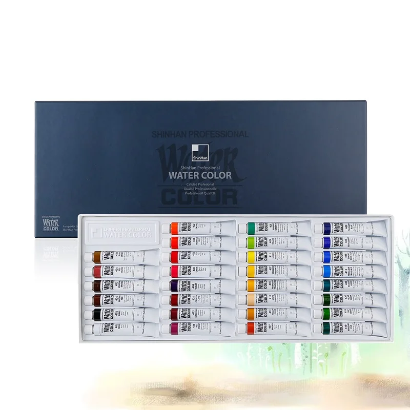

ShinHan Expert Level High-purity Transparent Watercolor Paint 30 Color/7.5ML 20 Color/12ML Drawing Watercolor Aquarela Supplies