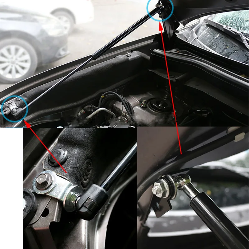 Передняя крышка двигателя для Mitsubishi outlander 2013 2020 опорный стержень подъемник