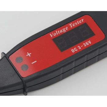 

Equipment Voltage Detector Test Pen Repair Probe Indicator DC 5-36V Replacement Accessory Car Useful Practical