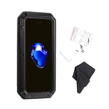 

Fingerprint Metal Shell Waterproof Anti Dirt Anti Crashing Mobile Phone Protecting Shell For IPhone7 4.7 For IPhone7 Plus 5.5