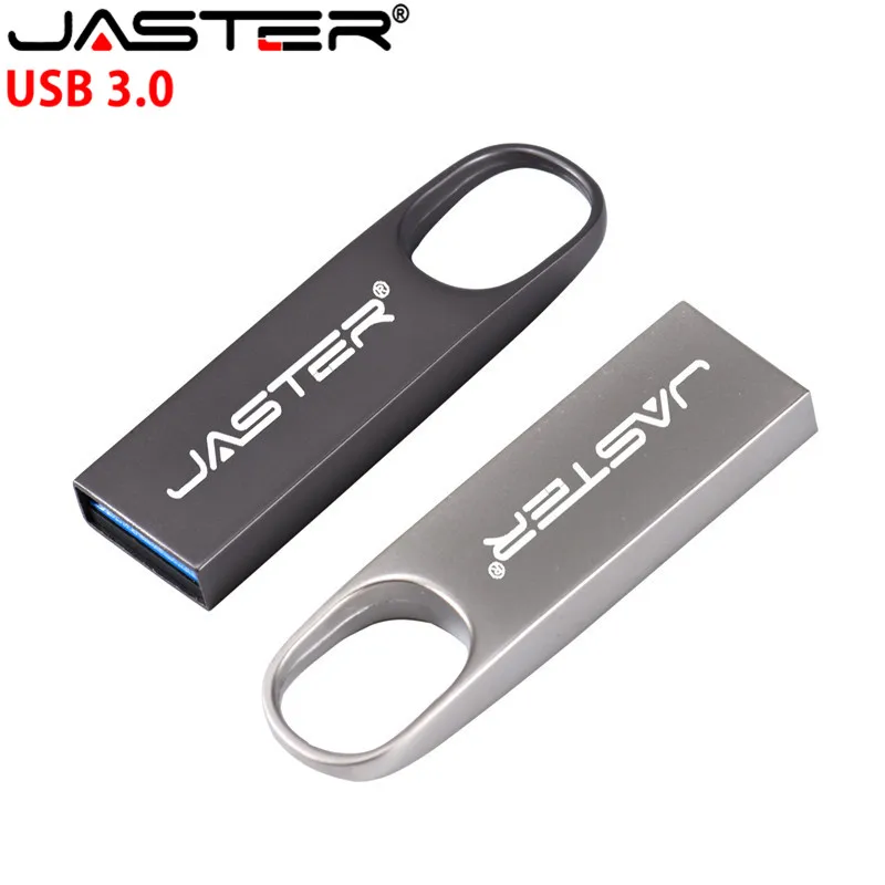 JASTER USB 3,0 металлический USB флеш-накопитель 64 ГБ 32 ГБ 16 ГБ 8 ГБ 4 ГБ USB флешка металлическая ручка-накопитель реальная емкость(более 10 шт. бесплатный логотип