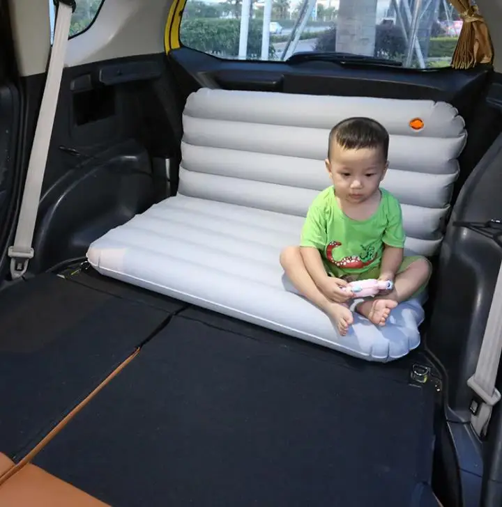 

Double-sided Sanding Cloth Inflatable Children's Bed with Air Mattress Car SUV Back Mattress Outdoor Camping Picnic Beach Mat