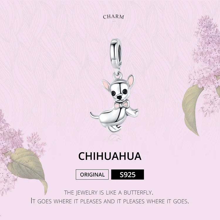 Chihuahua Jóias, Acessórios de Ouvido Originais, 925