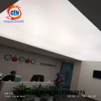 

2017 New hot blue stretch false ceiling PVC stretch ceiling film design for panel and hall from China