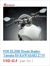 Универсальное мотоциклетное зеркало заднего вида для Suzuki katana Bandit Hayabusa kawasaki Z750 Z800 NINIJA KTM DUKE125 390 Super ADV