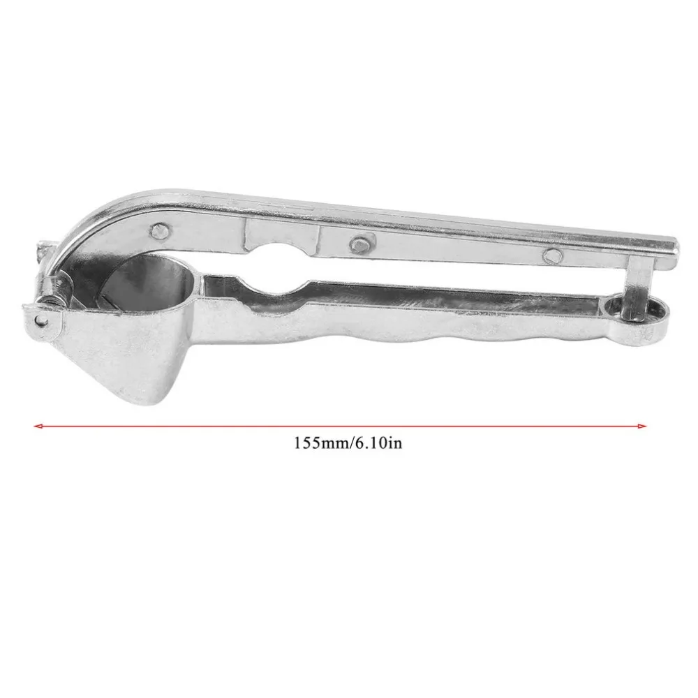 Алюминиевый пресс для чеснока, кухонный инструмент, гаджеты для приготовления пищи, эргономичная ручка для лучшего рычага и легкого сдавливания