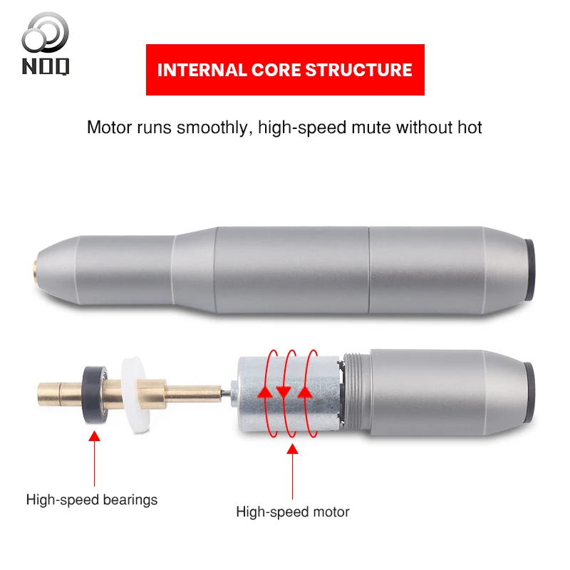 NOQ Portable Electric 20000RPM Nail Grinding Drill Pen Machine Kits Manicure Pedicure Machine Bits Nail File Nail Art Tools 5