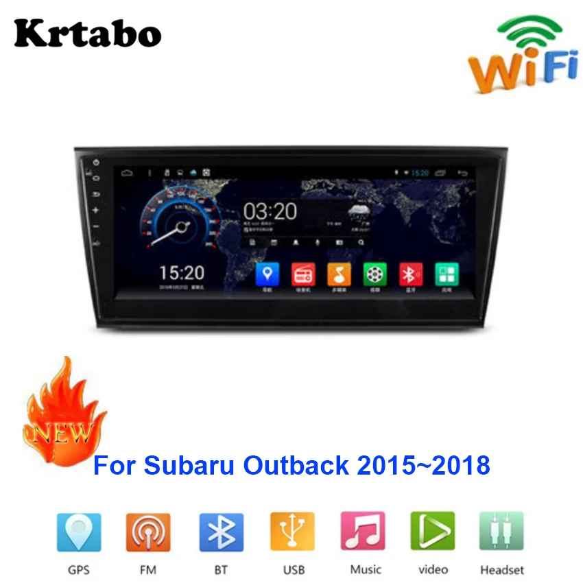 

Car radio Android multimedia player For Subaru Outback 2015~2018 Car touch screen GPS Navigation Support Carplay Bluetooth WIFI