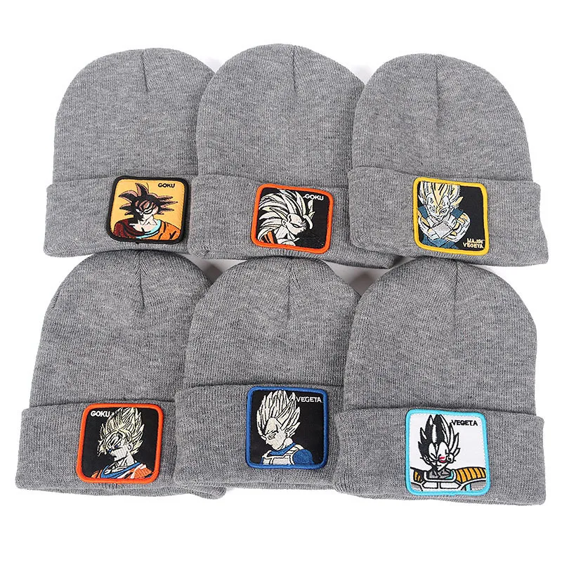 Dragon Ball Z MAJIN BUU Beanie, высококачественные хлопковые повседневные шапочки для мужчин и женщин, теплая вязаная зимняя шапка, модная однотонная шапка унисекс