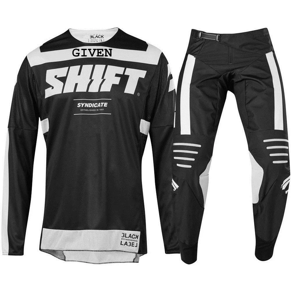 

2019 NEW MX WHIT3 Label York Black Jersey Pants Adult Motocross Gear Set Racing Gear Combination