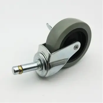 

Office Chair Caster Wheels with Brake Replace Chair Csters Furniture Hardware M0XD