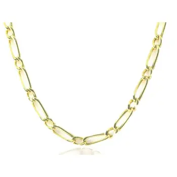 

Programmed yellow gold chain (1X1) in 50 cm long.