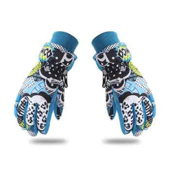 

Children Skiing Gloves Waterproof Windproof Non-slip Snow Skating Gloves Thick Warm Gloves for Winter Sports New 2018