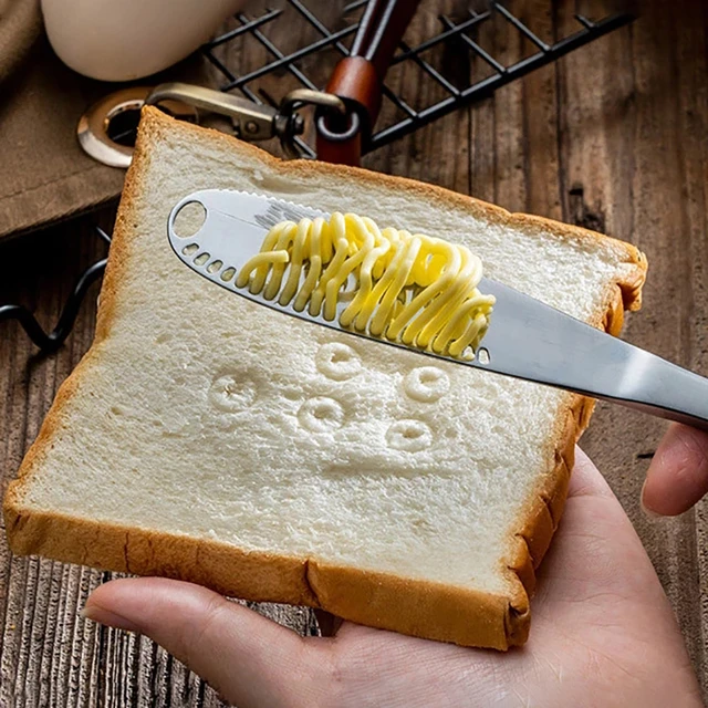 STAINLESS STEEL BUTTER KNIFE - Cream